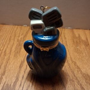 Ceramic Openable Golf Bag Shaped Ornament, Blue